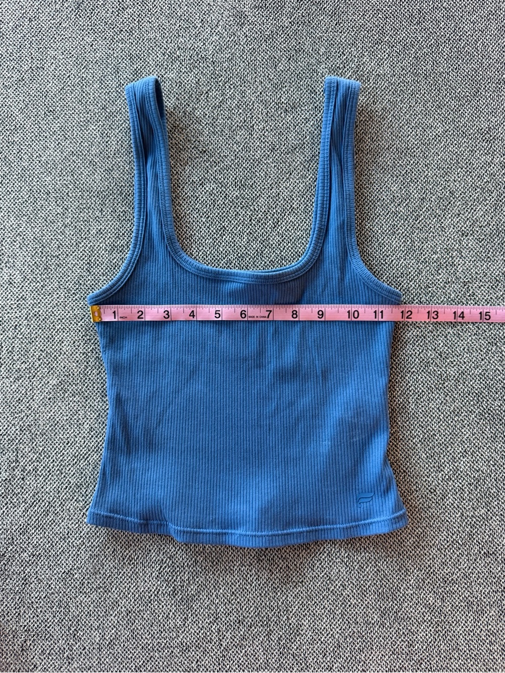 Ribbed Scoop Tank Trio - Red, Gray, Blue - Picture 3 of 13